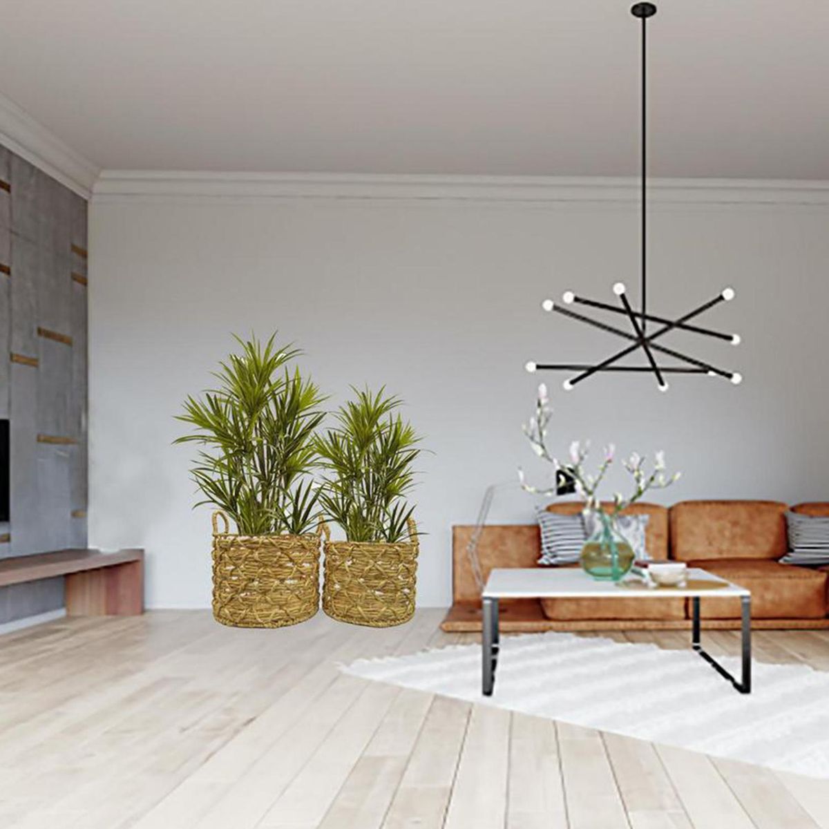 Cesto Tanaca 42x31cm Just Home Collection, marca Just Home Collection - Foto 2