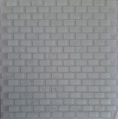 Pastilha Mini Block BCO 30,2X30,5 Glassline