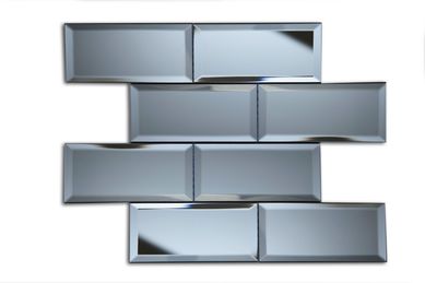 Pastilha Espelho MBM05 30,5x37,6cm Glass Mosaic