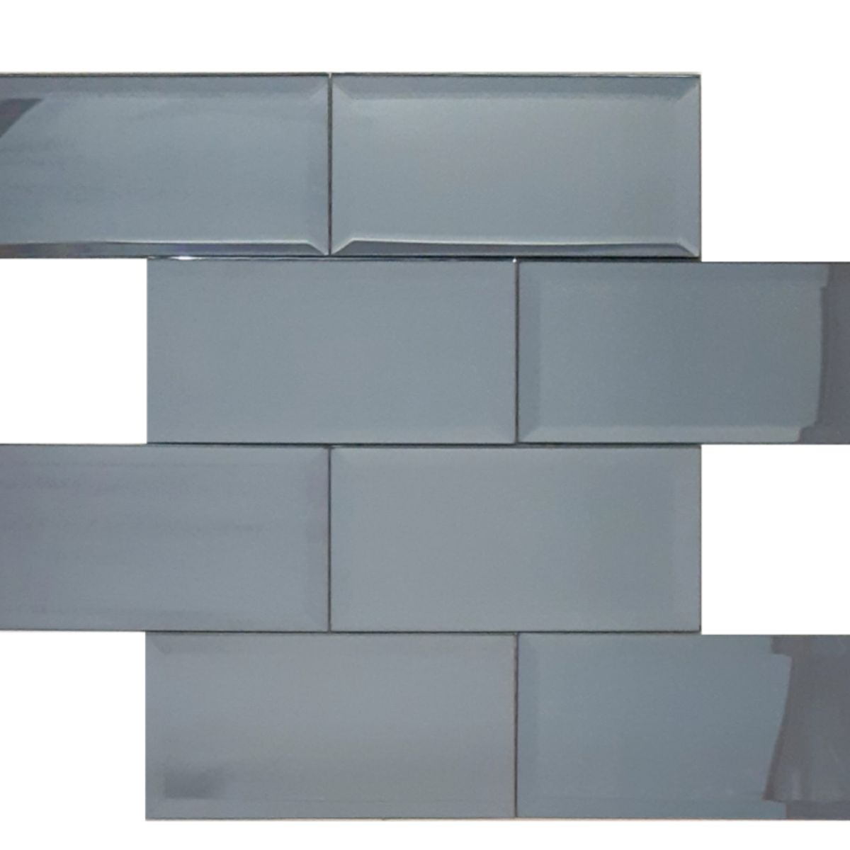 Pastilha Espelho MBM05 30,5x37,6cm Glass Mosaic, marca Glass Mosaic - Foto 2