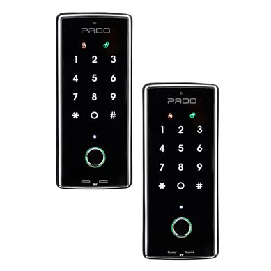 Kit com 2 Fechaduras Digitais Fds-101 Ep Preta