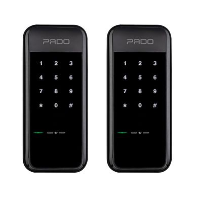 Kit com 2 Fechaduras Digitais Sobrepor Fds-10 Ep Preta
