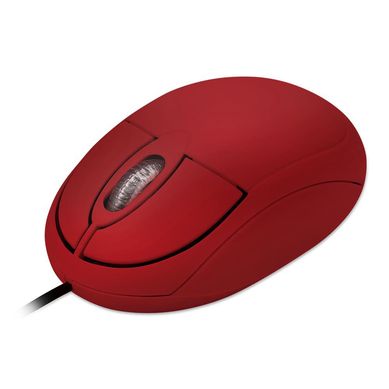 MOUSE CLASSICO BOX OPTICO FULL USB VERM.