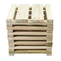 Cachepot em Madeira para Jardim Vertical 18X18X12