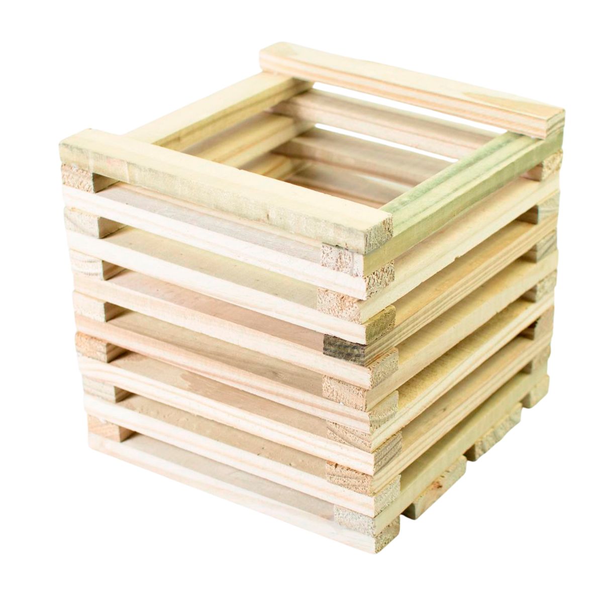 Cachepot em Madeira para Jardim Vertical 17x17x17, marca Supermax - Foto Principal
