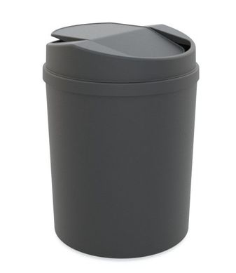 Lixeira 5L Basculante Preta
