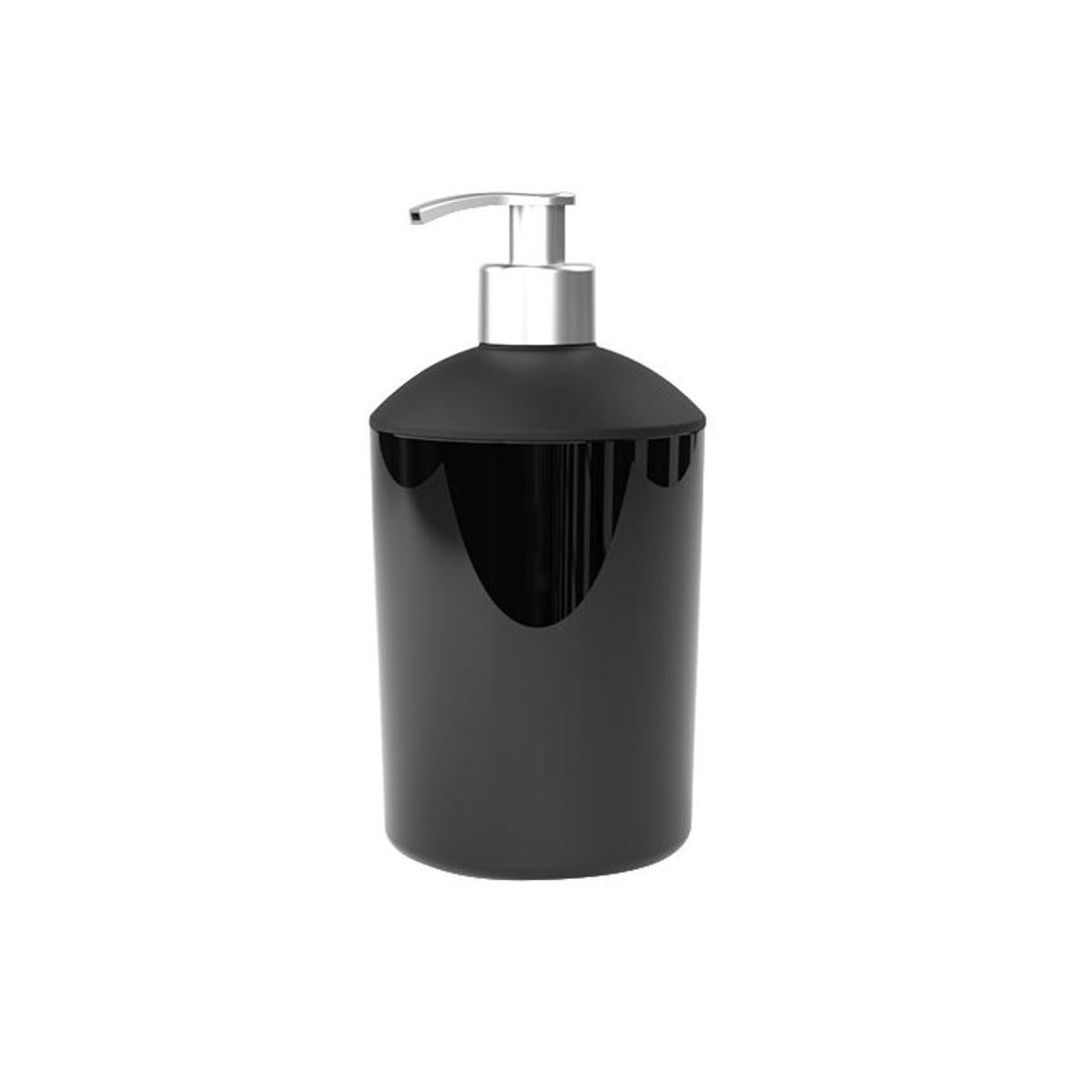 Porta Sabonete Liquido Mettalic One Preto, marca Utility - Foto 2