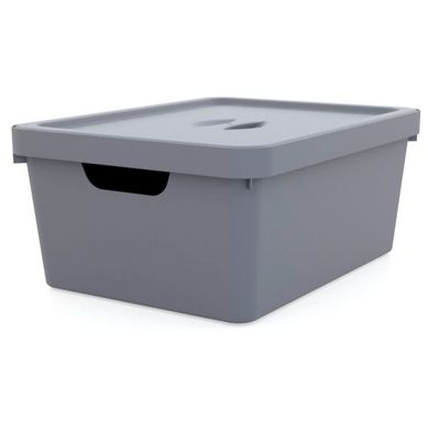Caixa Collection 10L C/ Tampa Cinza