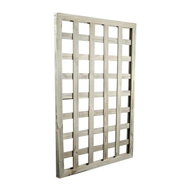 Trelia para Jardim Vertical Quadriculada em Pinus Autoclavado 180X90cm