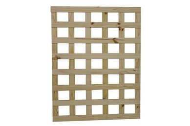 Trelia para Jardim Vertical Quadriculada em Pinus Autoclavado 120x80cm