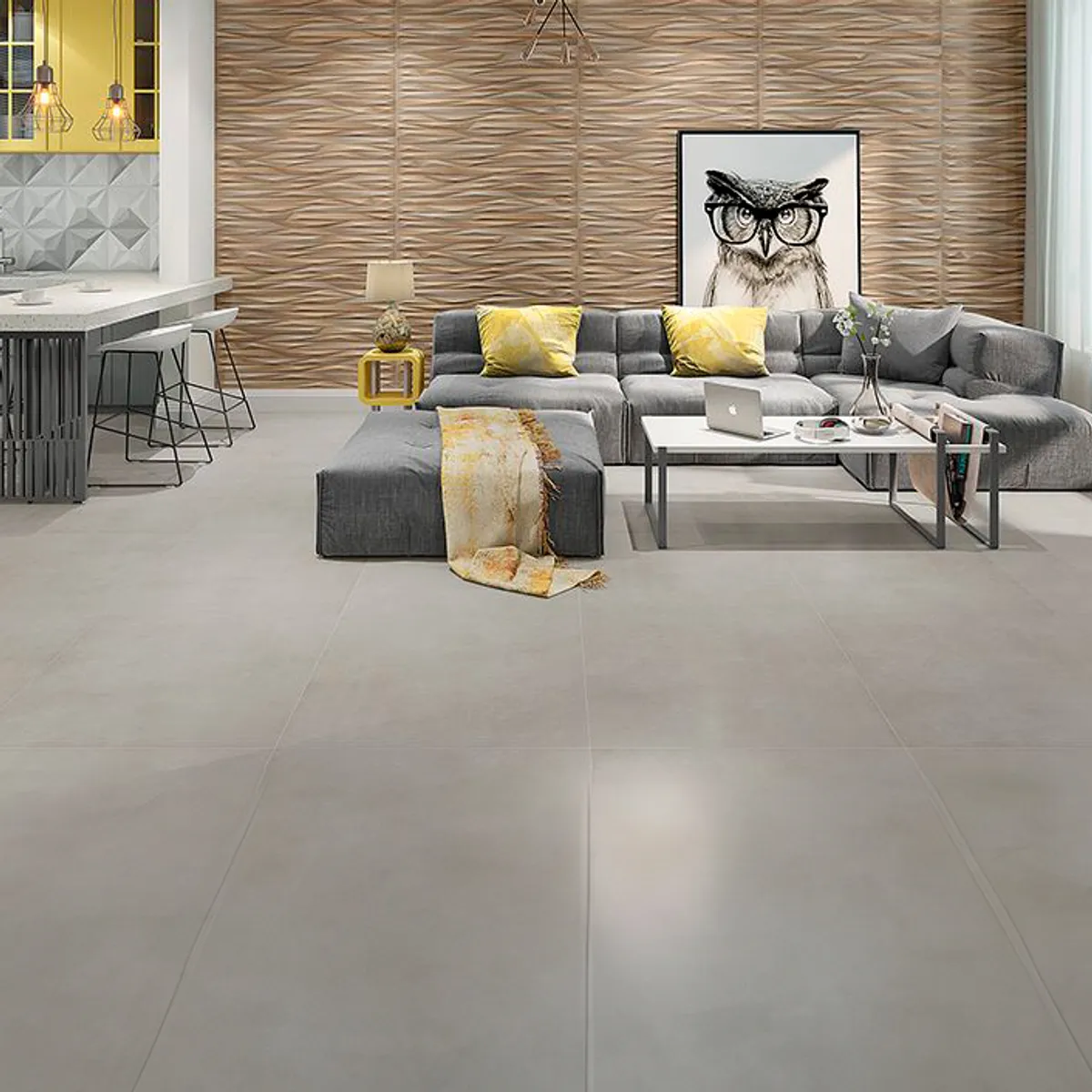 Piso In Out Premium PHD70180R 74x74 Caixa 2,19m² Cinza, marca Incefra - Foto Principal