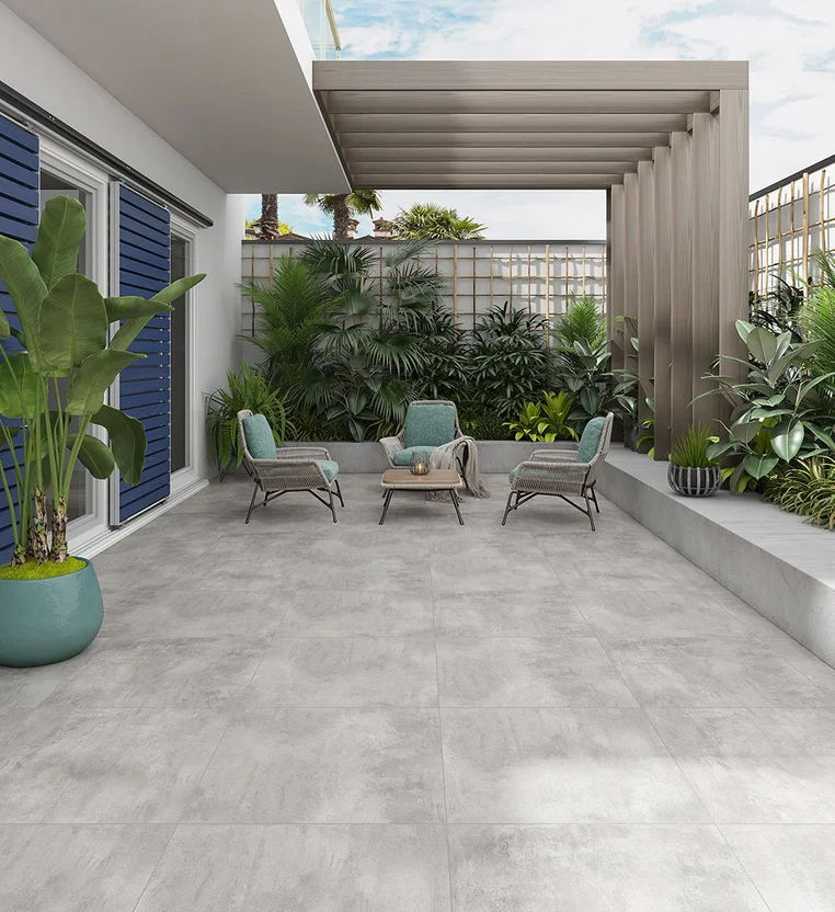 Piso In Out Premium PHD70320R 74x74 Caixa 2,19m² Cinza - Sodimac.com.br