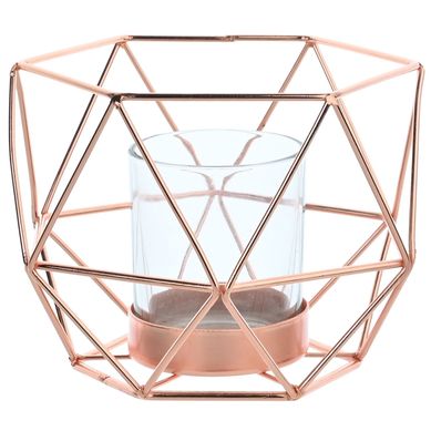 Porta Vela Cobre 13X10cm Just Home Collection