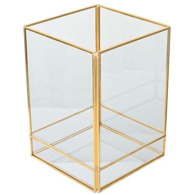 Farol Metal Vidro10X10X15cm Just Home Collection