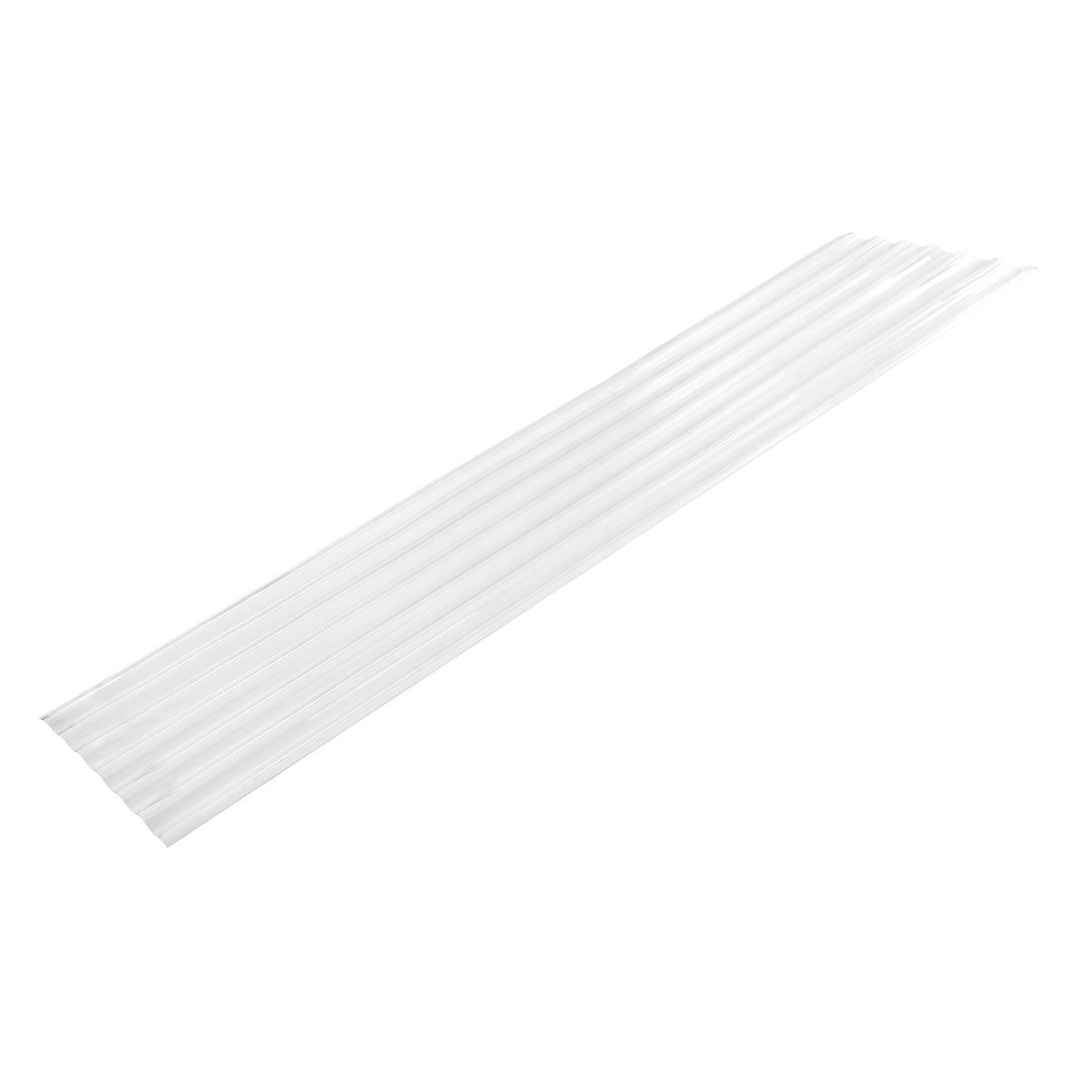 Telha Ajover Policarbonato Ajozinc (Onda Baixa ) 2,44m x 0,50m Cristal, marca  - Foto 2