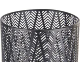 Porta Vaso Preto 2020x54cm 
