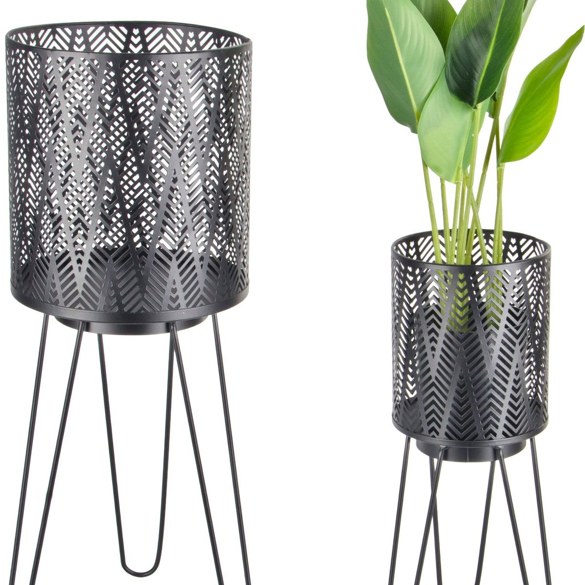 Porta Vaso Preto 2020x54cm , marca  - Foto 2
