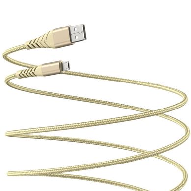 Cabo USB a Micro 3m Dourado