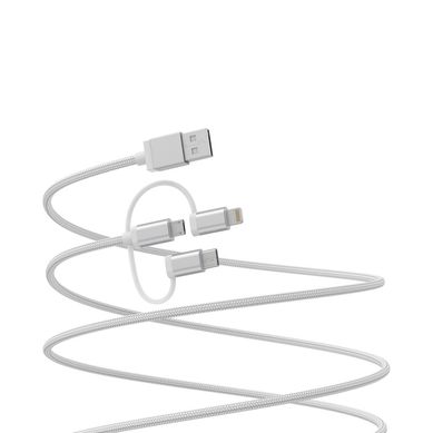 Cabo Usb 3 em 1 a Micro/Lightnin