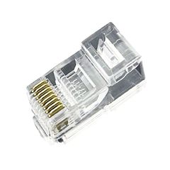 Conector Rj45 5Ou Cat5E com 10 Peças