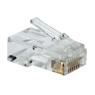 Conector Rj45 50U Cat6 com 10 Peas