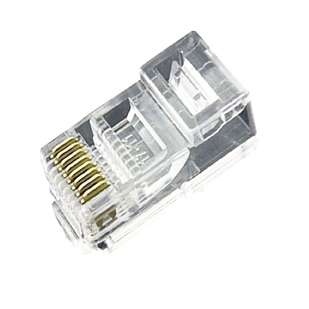 Conector Rj45 50U Cat6 com 10 Peças, marca  - Foto 2
