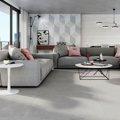 Porcelanato Munich Gr Natural Polido 100x100 Retificado Caixa 2m Portinari