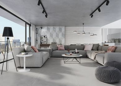 Porcelanato munich Gr Polido Ep 100X100 Ret Cx2
