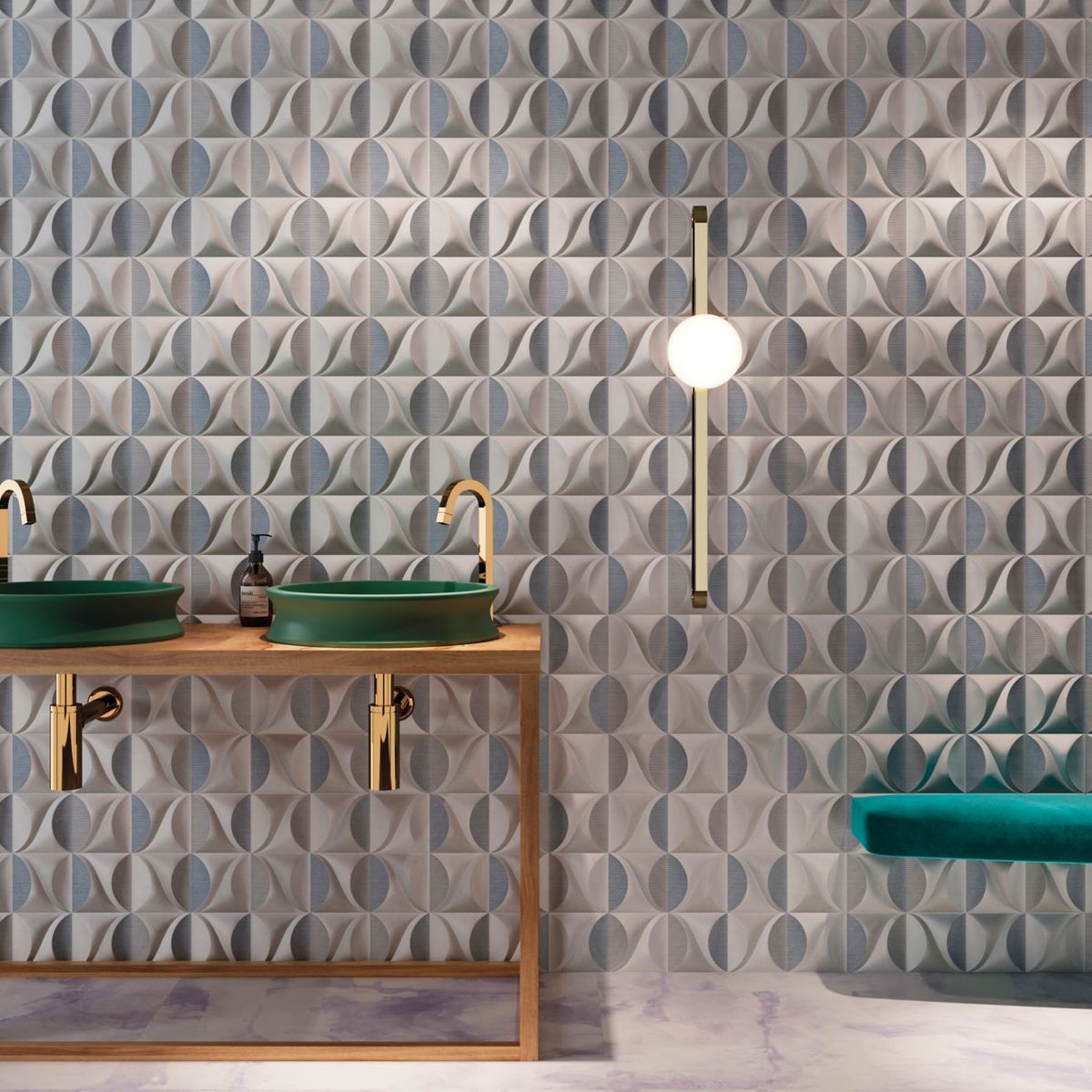 Porcelanato Vivaz Bl Matte Pe 58,4X58,4cm Retificado Caixa 1,7m² Ceusa, marca Ceusa - Foto Principal