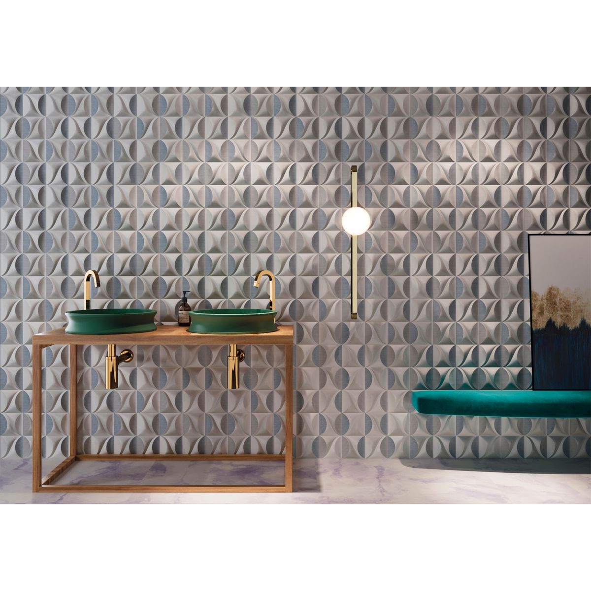 Porcelanato Vivaz Bl Matte Pe 58,4X58,4cm Retificado Caixa 1,7m² Ceusa, marca Ceusa - Foto Principal
