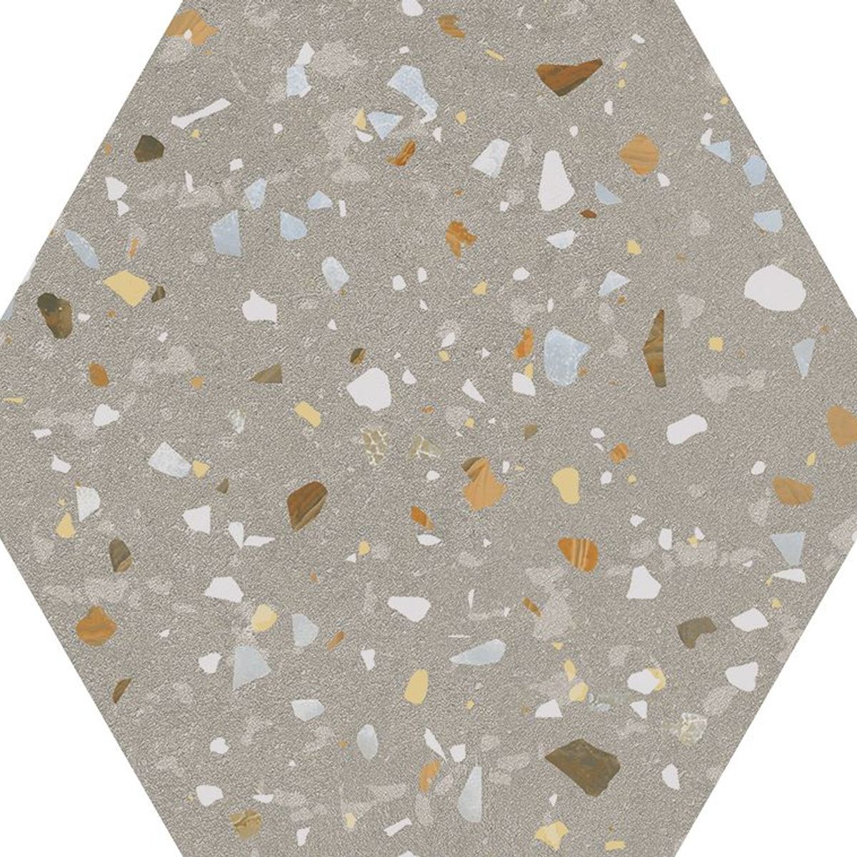 Porcelanato Confete Hexa Gr Mix Natural Pe 17,44x17,44cm, marca Ceusa - Foto 2