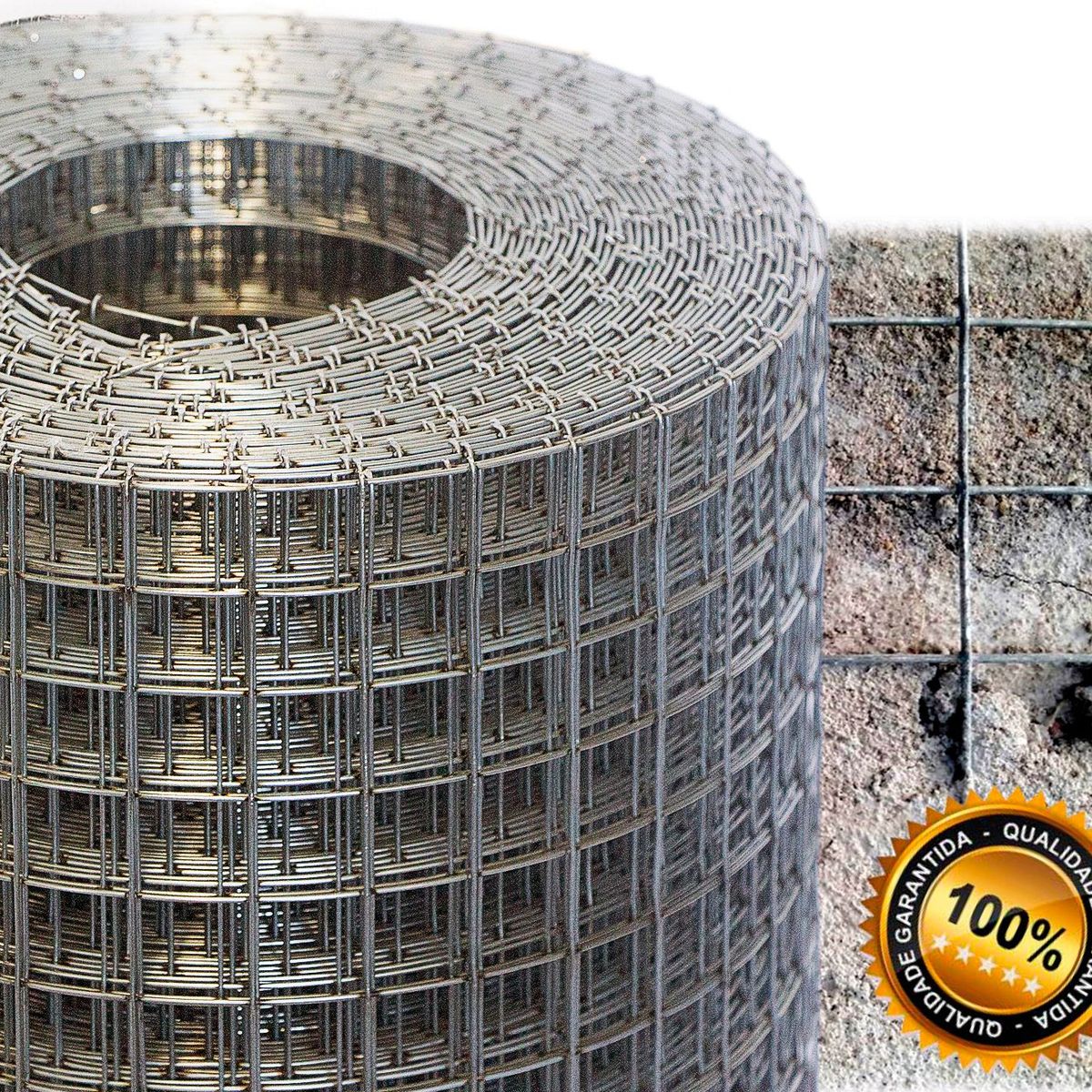 Tela Reboco Zn 1,24Mm 25X25 0,50M X 25M, marca  - Foto Principal