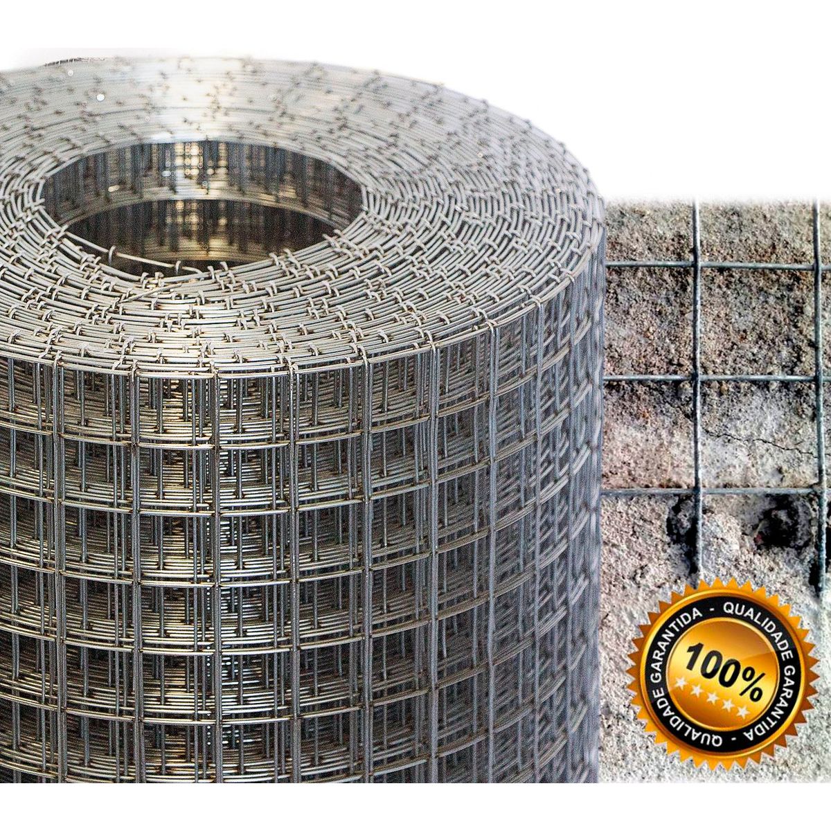 Tela Reboco Zn 1,24Mm 25X25 0,50M X 25M, marca  - Foto Principal