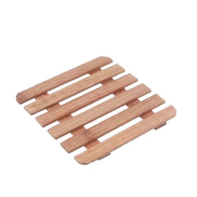 Descanso de Panela Bambu 17x17cm Lyor