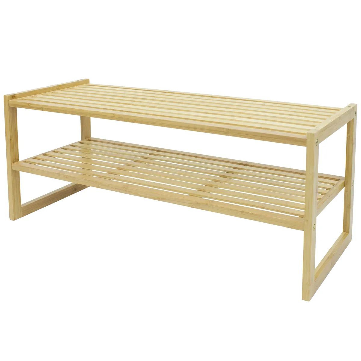Sapateira Bambu Empilhavel 2 Níveis Just Home Collection, marca Just Home Collection - Foto Principal