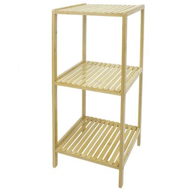 Estante de Bambu 3 Prateleiras Just Home Collection
