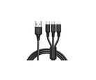 Cabo Usb 3 X 1 Micro Tipo-C 8P 3M Preto