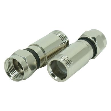 Conector F Compressao Rg 6 com 4 Peas