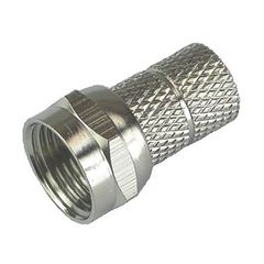 Conector F Rosca Rg59 com 4 Peças