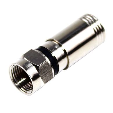 Conector F Compressao Rg59 com 4 Peas