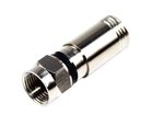 Conector F Compressao Rg59 com 4 Peças
