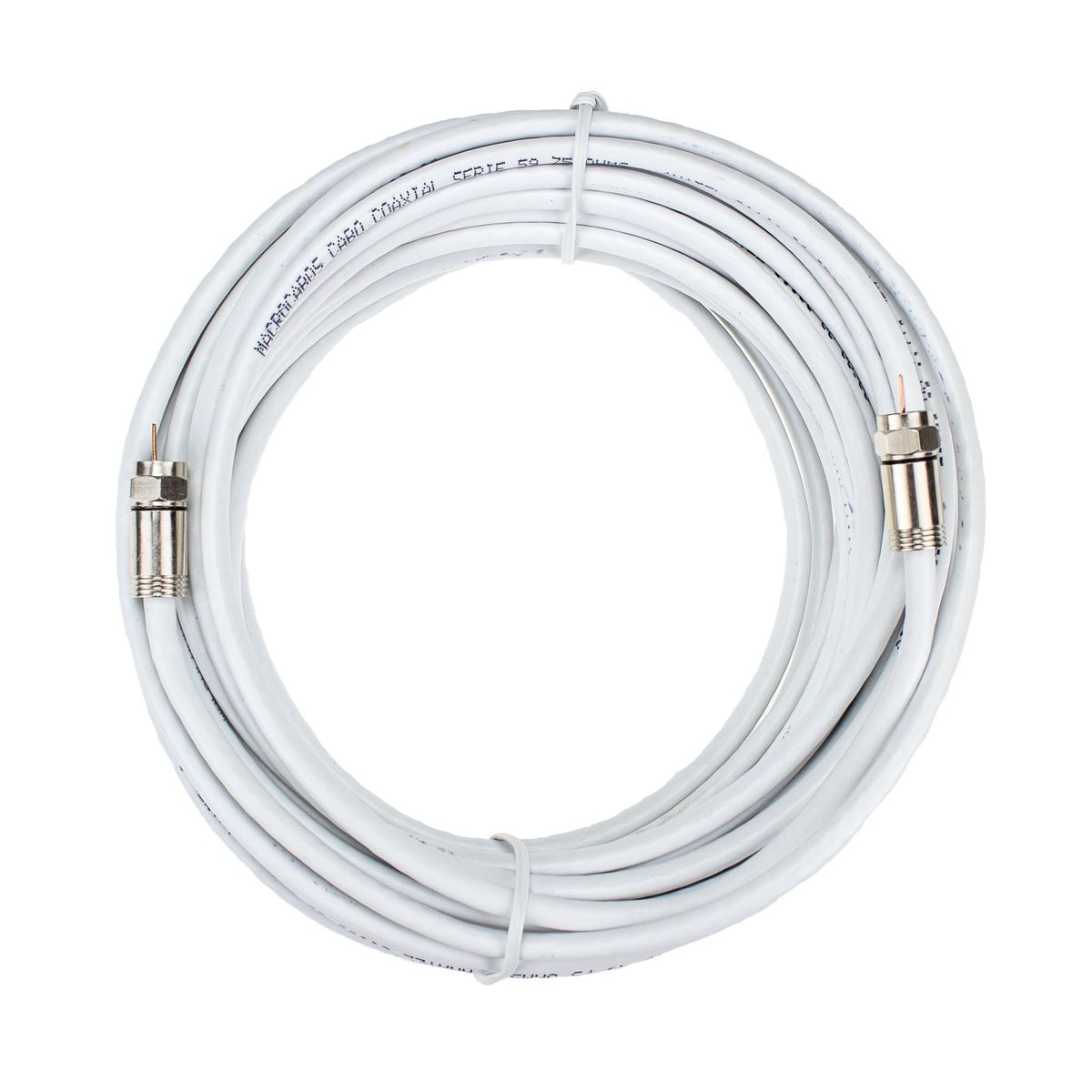 Cabo Coaxial Rgc 59/47 Conectorizado 10M Branco, marca  - Foto Principal