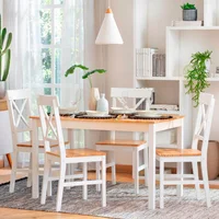 Conjunto para Jantar com 5 Peças Madeira Just Home Collection