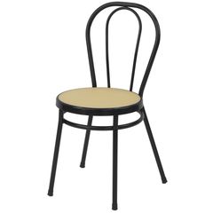 Cadeira Metal Nat, Preto
