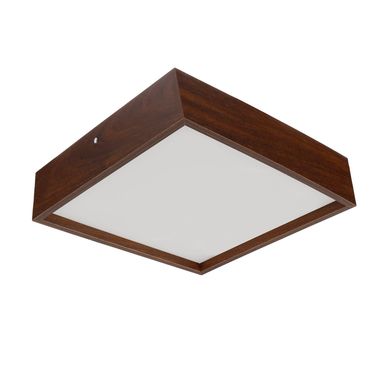 Plafon Wood Quadrado 30cm 2x E27 Malaga