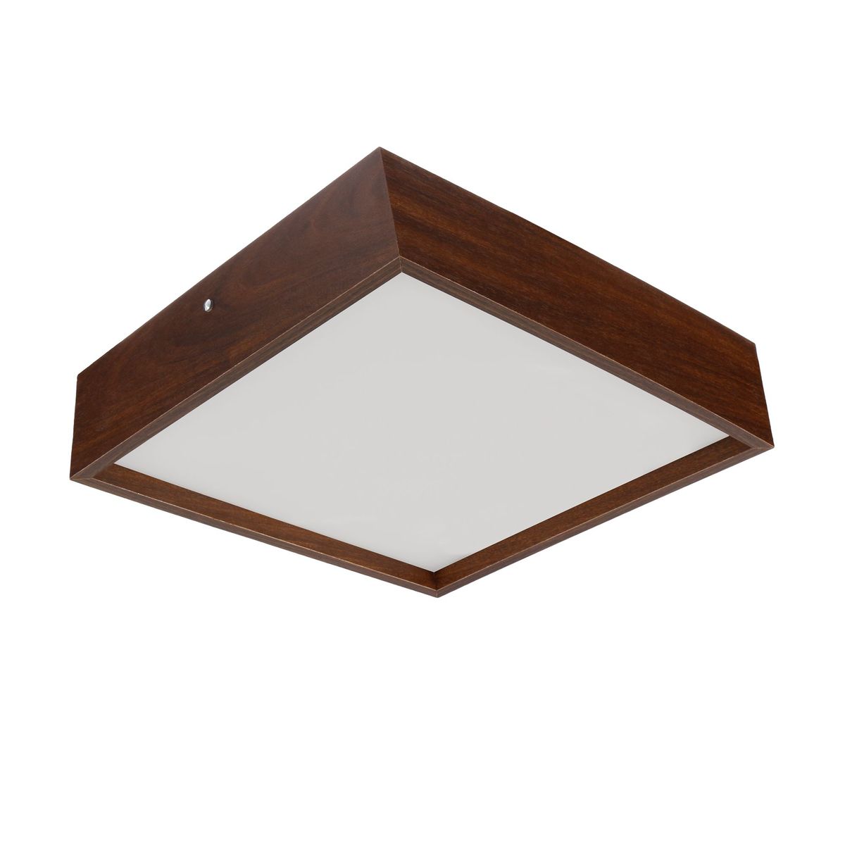 Plafon Wood Quadrado 30cm 2x E27 Malaga, marca Adrilustres - Foto Principal
