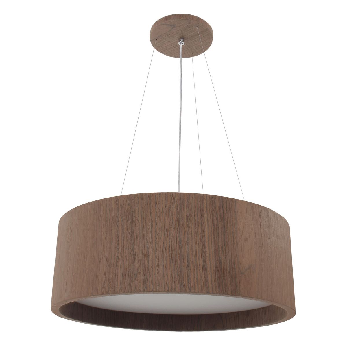 Pendente Wood Redondo 40cm 4x E27 Imbuia, marca Adrilustres - Foto Principal
