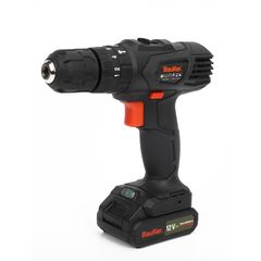Furadeira Parafusadeira 3/8" 12V 220V Preto Bauker