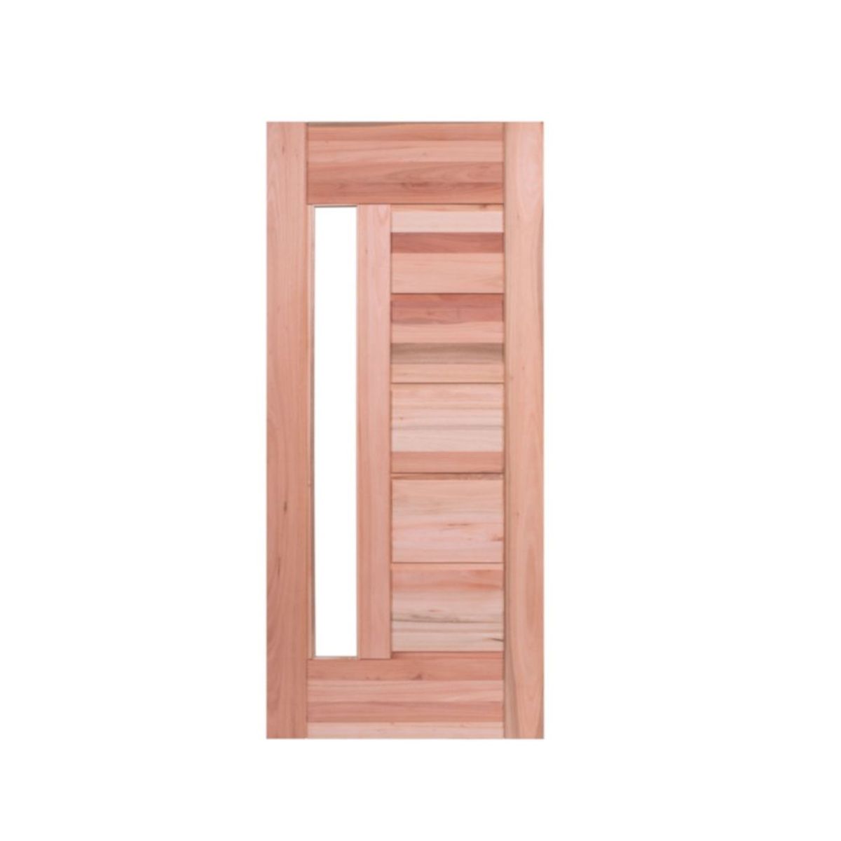 Folha de Porta Madeira Macica Eucalipto Natural 210x102x3,1cm BBR-Visor, marca Esel - Foto Principal