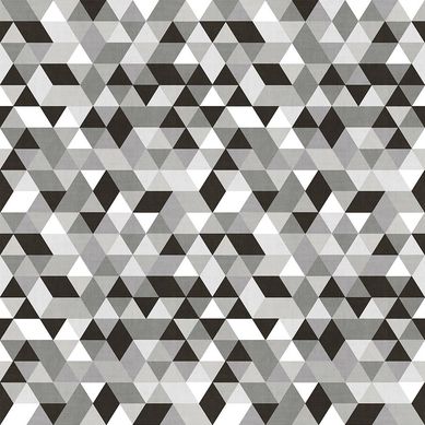Papel de Parede Geomtrico Preto Revex
